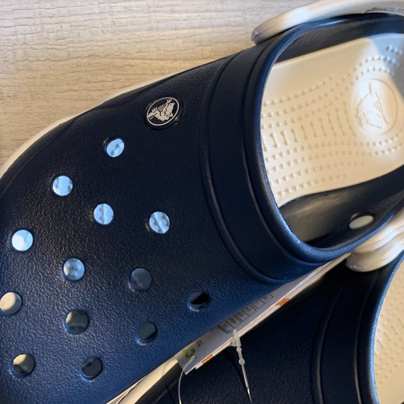 Crocs Front Court Clog Navy/ White/ Red Men's - Picture 6 of 6